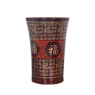 陶瓷大花盆中式福字复古怀旧风家用客厅发财树幸福树古典高档绿植