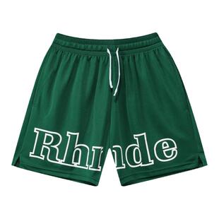 rhude美式运动短裤男女夏季篮球跑步休闲裤宽松冰丝速干四分裤潮
