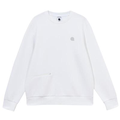 tq区绫致杰克琼斯25春夏圆领胶印罗纹袖口底摆长袖卫衣男