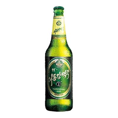 朝鲜进口大同江1号拉格啤酒12瓶