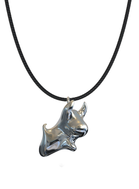 925银生肖系列原创设计丑牛吊坠