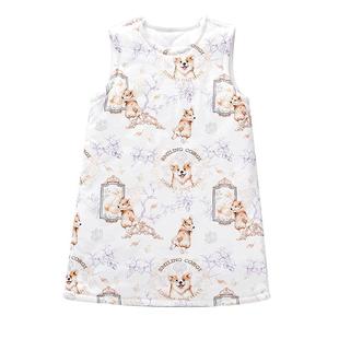 欧孕婴儿睡袋秋冬宝宝蚕丝背心睡袋恒温保暖儿童暖姜防踢被子神器