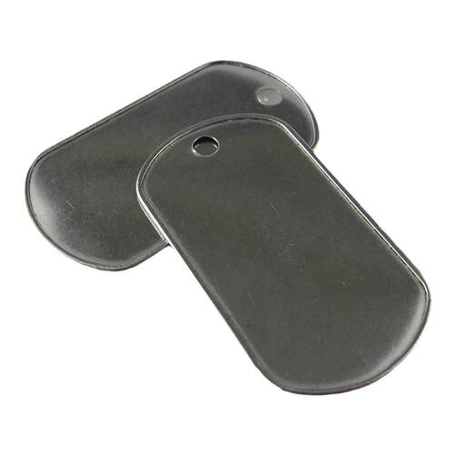 不锈钢狗牌/卷边抛光狗牌/身份牌/金属狗牌/dog tag