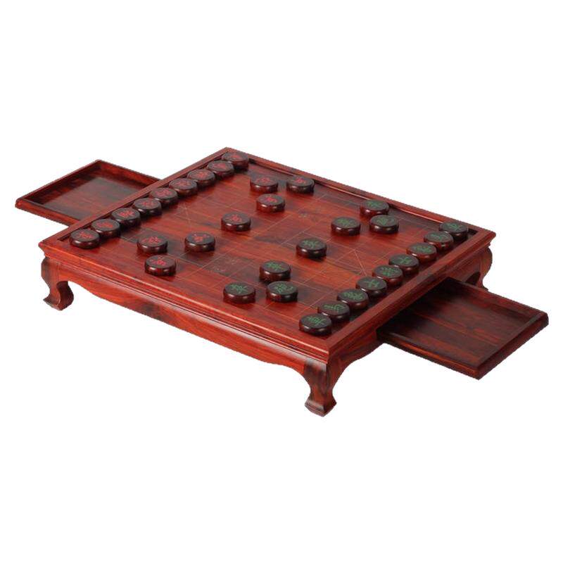 雅轩斋红木小叶紫檀套装象棋盘