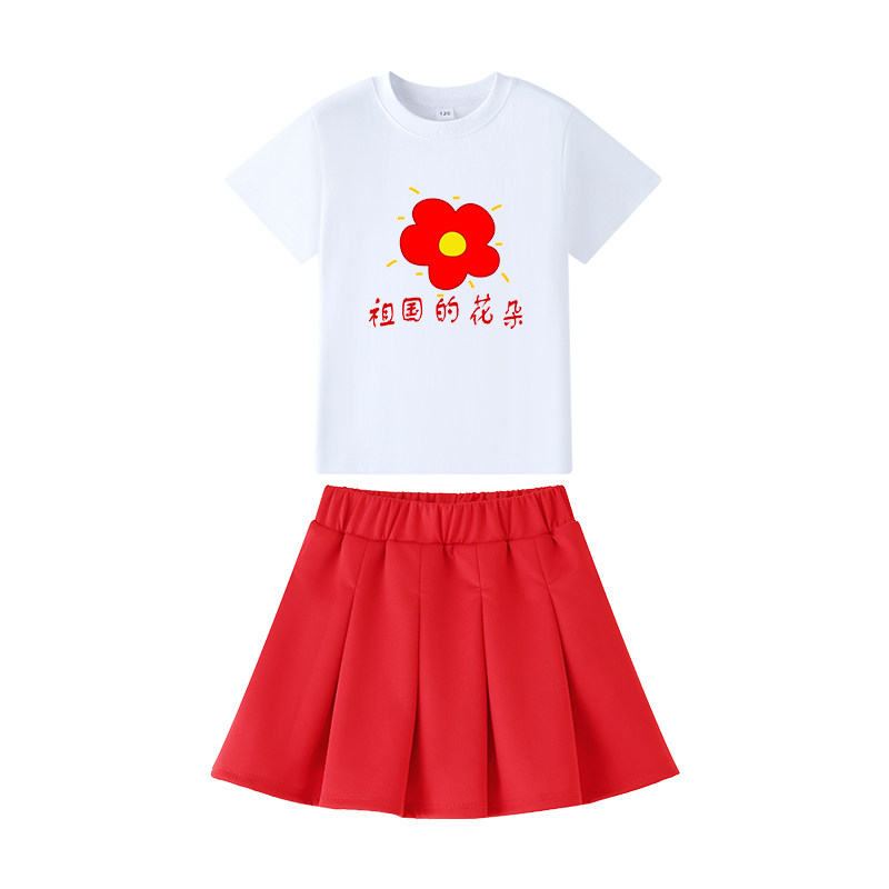 我爱你中国小学生演出卫衣套装