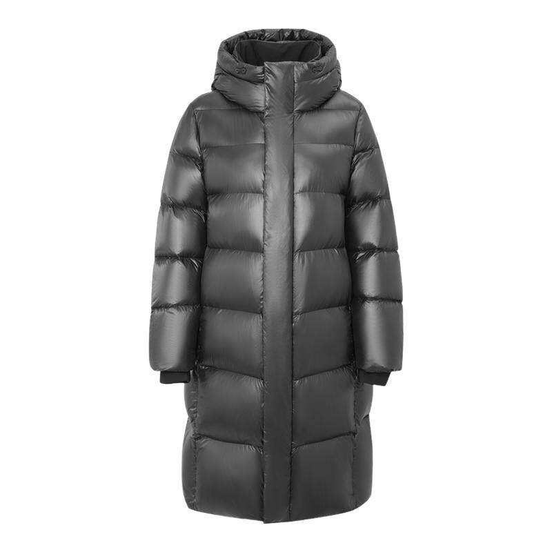 雪中飞黑曜石鹅绒服高级