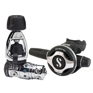 Scubapro MK25 S600+R105潜水呼吸调节器压力金属表长短喉套装