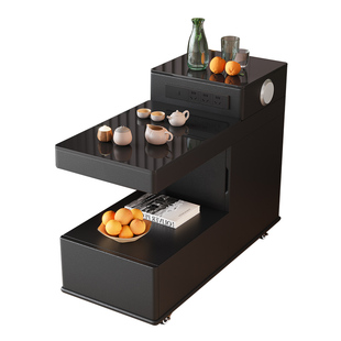 可移动沙发边几茶台烧水壶一体可泡茶煮茶侧边茶水柜带插排多功能