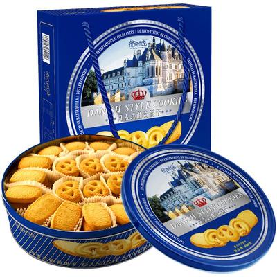 优尚优品丹麦风味曲奇908g×1盒