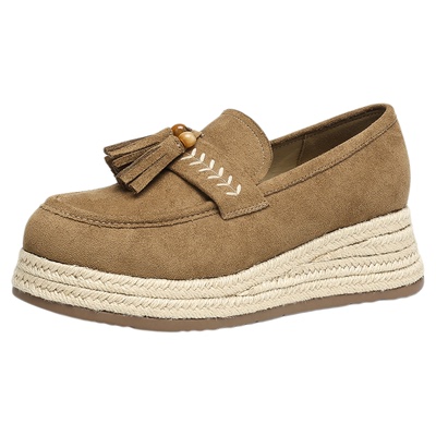 达芙妮旗舰店！复古渔夫乐福鞋