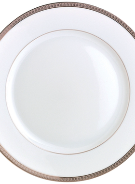 昆庭马勒梅松白金边陶瓷餐具