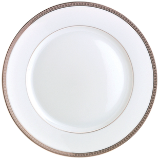 CHRISTOFLE昆庭Malmaison马勒梅松白金边陶瓷餐盘家用新年送礼