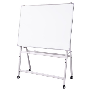 齐富白板写字板家用可擦写折叠升降移动支架式带轮儿童画板双面白绿板黑板办公用记事书写板教学专用看板白班