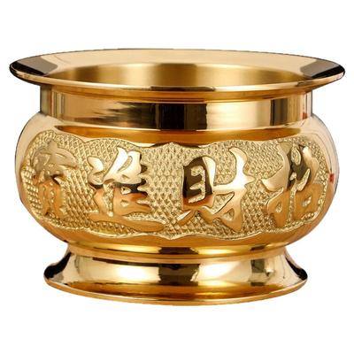 铜香炉家用插香上香室内供奉