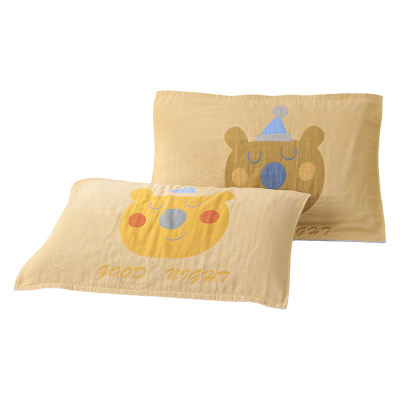 金号枕巾纯棉4层纱布防螨抗菌