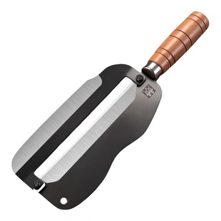 德国DOUBLEDELI去皮甘蔗刀水果店削甘蔗专用刀砍菠萝刀甘蔗削皮刀