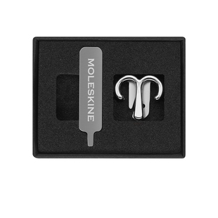 Moleskine Charms系列星座系列配件硬面笔记本日程本手账本精致配件/符号金属徽章扣手工DIY咕卡装饰过节礼物