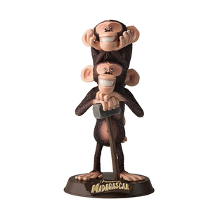 欢喜小将 正版授权《马达加斯加》之搞怪猴子  潮玩手办 桌面摆件