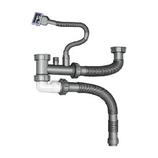 箭牌厨房下水管单槽双槽水槽提笼排水管道配件洗菜盆下水器套装