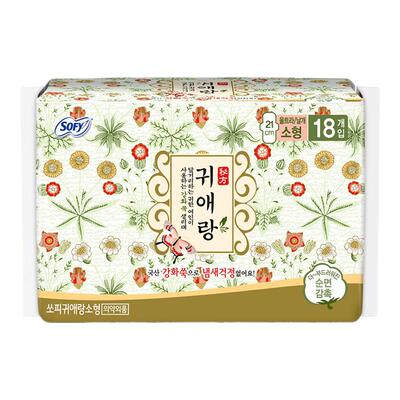 贵艾朗卫生巾韩国进口原贵爱娘