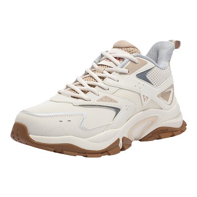 361度男鞋革面加绒老爹鞋情侣款