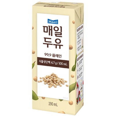 饮品韩国无糖豆奶整箱