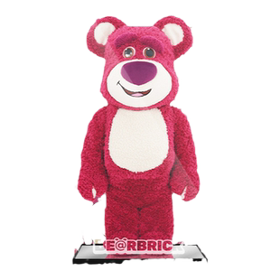 KGBOX用于Bearbrick1000%400%草莓熊亚克力展示盒防尘罩透明积木
