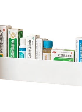 壁挂式遥控器收纳盒分格柜门免打孔置物架空调电视遥控器收纳盒