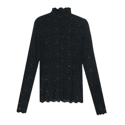 秋冬蕾丝时尚洋气上衣内搭打底衫