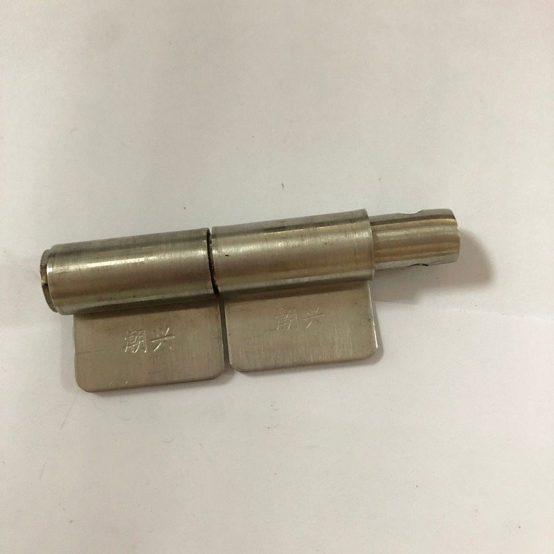 304不锈钢带片门铰钢芯可拆卸大门铰链长芯带孔合页直销