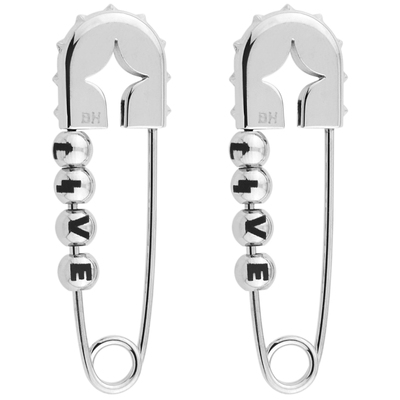 blackhead黑头耳环别针小众男