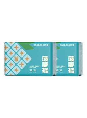 巴布豆新菠萝箱装纸尿裤