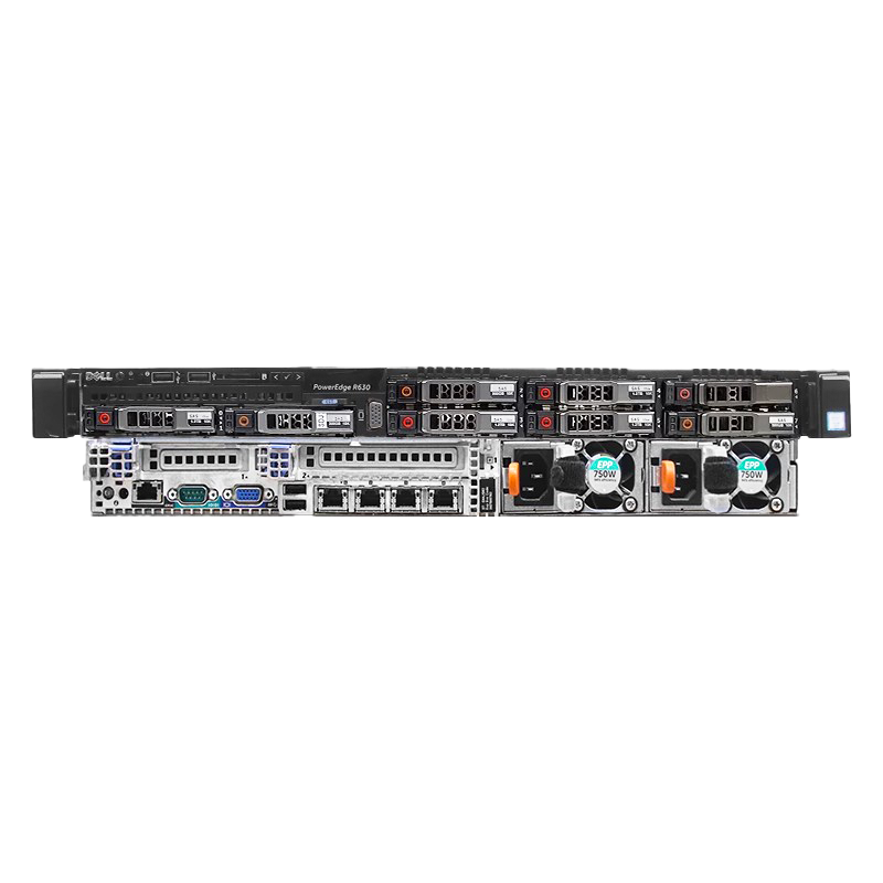 DELL戴尔R630服务器1U机架式双路至强40核虚拟多开云计算另有R640