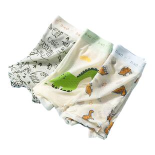 男童内裤夏季冰丝薄款平角儿童男宝小学生四角短裤中大童男孩裤衩