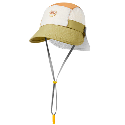 柠檬宝宝防晒帽双帽檐可拆婴幼帽