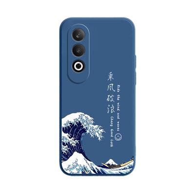 oppok12液态硅胶手机壳送挂绳