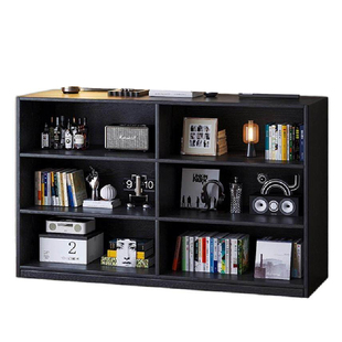 实木柜子储物柜多层收纳柜客厅卧室靠墙展示柜床尾置物柜书柜一体