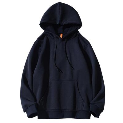 纯色连帽卫衣男款加绒长袖上衣