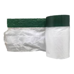 外墙装修喷漆强粘水包砂布基保护膜真石漆专用分色遮蔽膜高粘防水