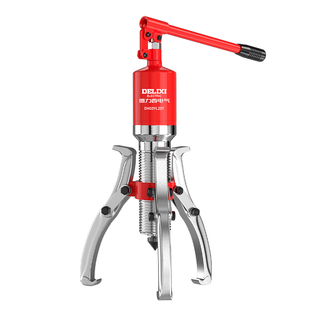 德力西电气液压三爪拉马轴承拆卸工具横纵向拉拨器工业级液压拉马