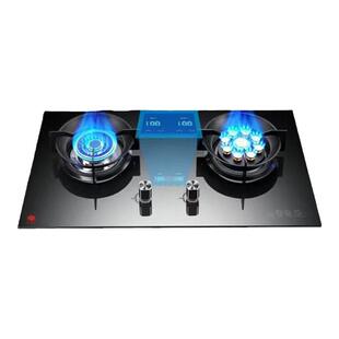 大面板燃气灶860*500嵌入式大开孔燃气灶780*460天然气猛火煤气灶