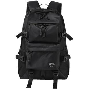 大容量双肩包男士短途旅行包轻便防泼水背包大学生电脑包登山包女