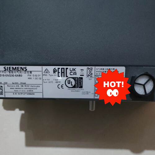 6DR5310-0NG00-0AB0 西门子 智能 SIP 阀门定位器 工业控制设备