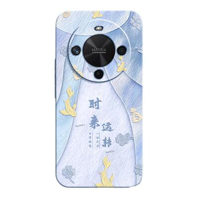 温暖寄语适用麦芒30手机壳华为麦芒30硅胶TYH641M小清新艺术新款保护套油画智选5G三十男女全包防摔305G外壳