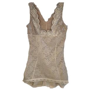 新款日单塑型束腰托胸侧收挺背性感蕾丝紧版产后恢复美体收腹背心