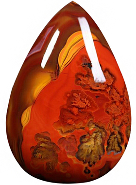 纯天然宣化战国红玛瑙毛衣项链