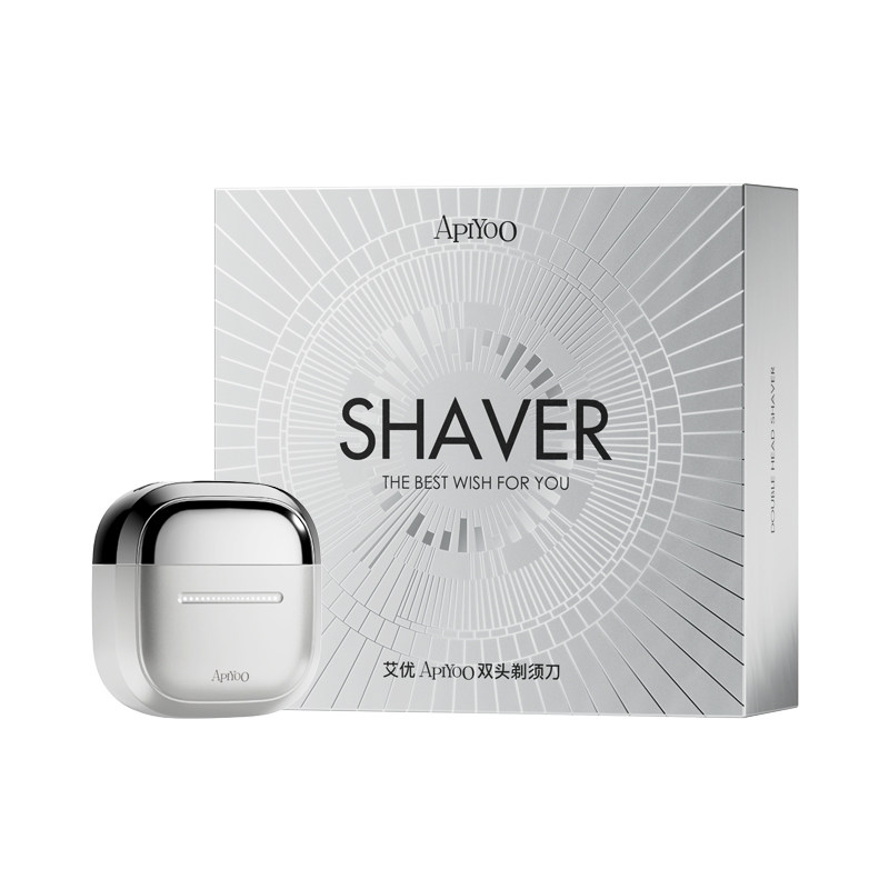 apiyoo艾优电动剃须刮胡刀便携送老公父亲男友士生日礼物盒套装