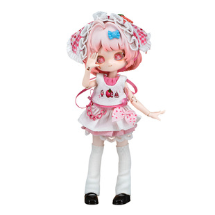 come4free12分BJD娃衣甜品系列草莓撞奶娃衣裙子玩偶衣服套装现货