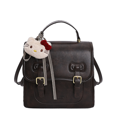 ZATZ学院风蝴蝶结双肩包手拎书包