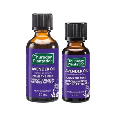 澳洲Thursday Plantation星期四农庄薰衣草精油舒缓压力25ml/50ml